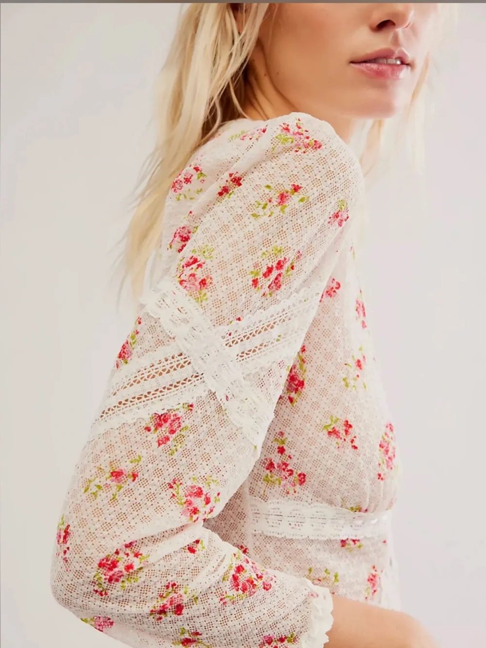 Free People Kika Printed Top NWOT